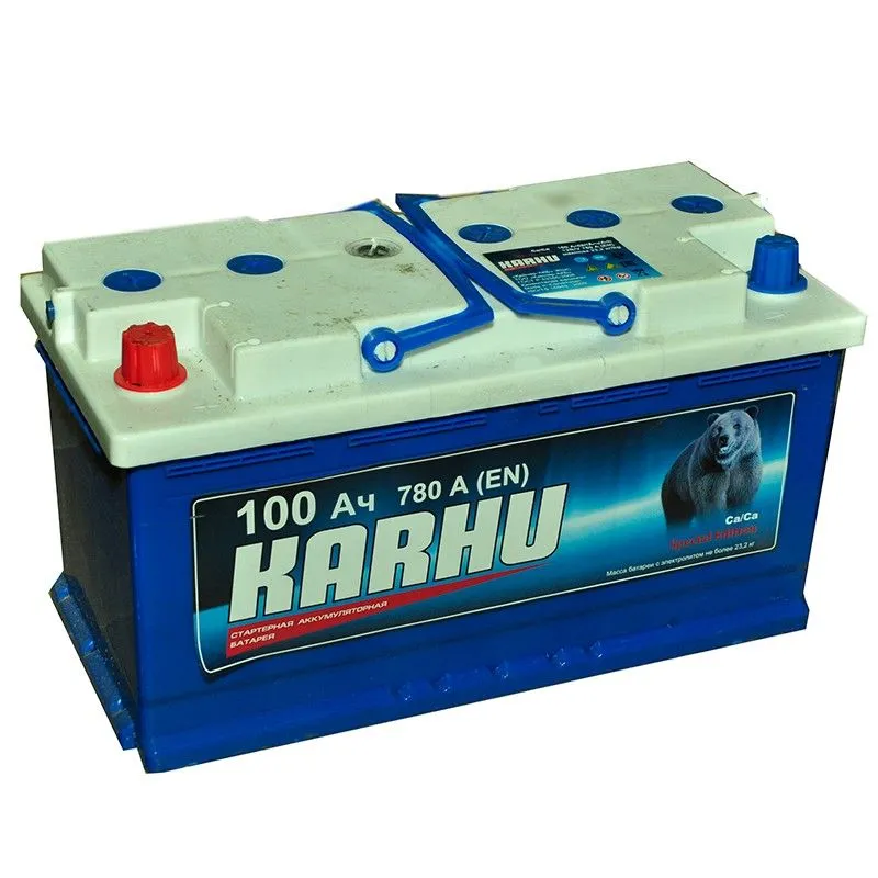 Karhu 100Ач 780А, ПП, стандартные клеммы