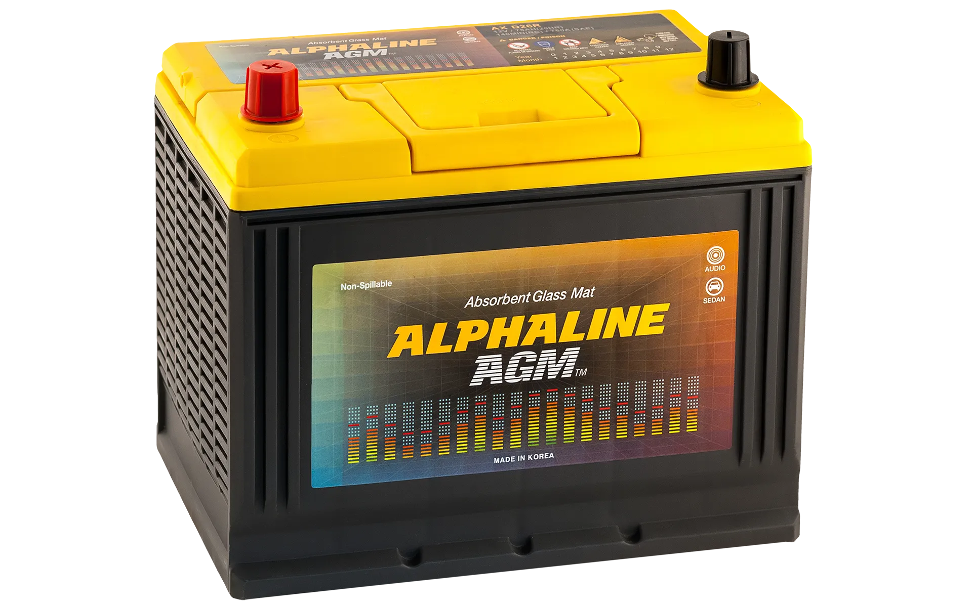 Alphaline AGM AX D26R 75Ач 720А, ПП, стандартные клеммы