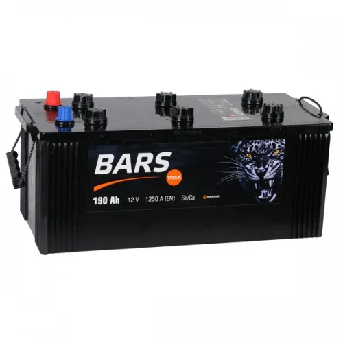 Bars 190Ач 1250А, ОП, стандартные клеммы