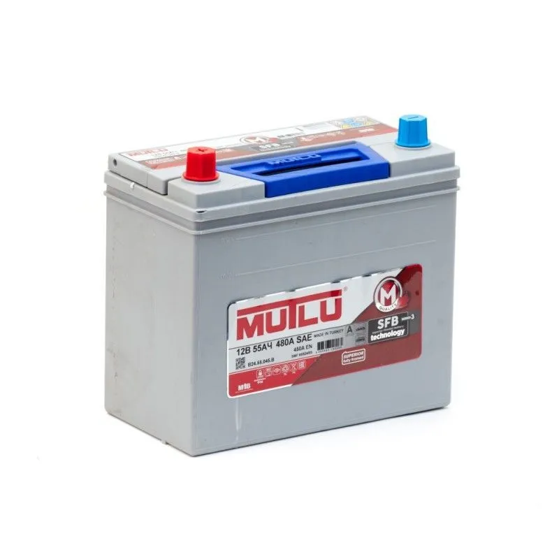 Mutlu SFB M2 6СТ-45.1 (50B24RS) 45Ач 360А, ПП, стандартные клеммы