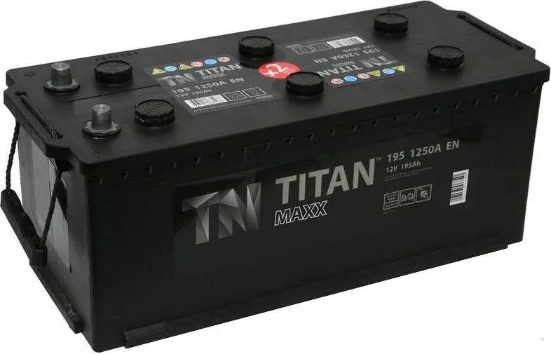TITAN MAXX 195 L+ 195Ач 1350А, ОП, стандартные клеммы