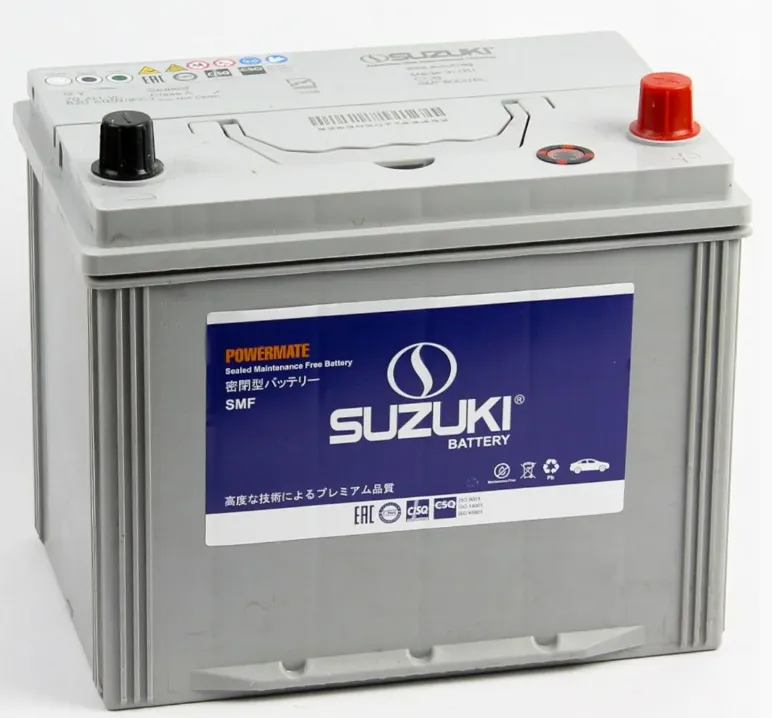 Suzuki 80D26L 70Ач 620А, ОП, стандартные клеммы