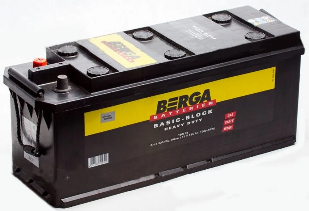 Berga TB-B29 HD Truck Basic Block 135Ач 1000А 635 052 100, ОП, стандартные клеммы
