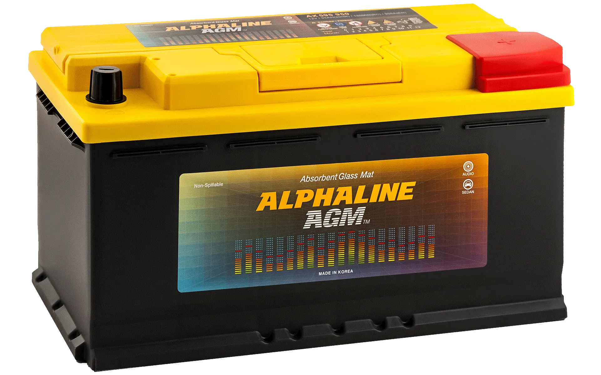 Alphaline AGM L6 (AX 60520) 105Ач 950А, ОП, стандартные клеммы