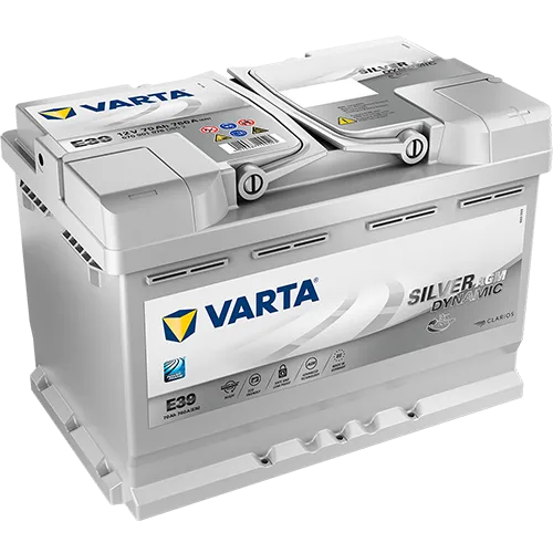 Varta Silver Dynamic AGM E39 70Ач 760А 570 901 076, ОП, стандартные клеммы