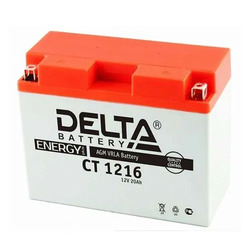 Delta CT 1216 YB16AL-A2 16Ач 200А, ОП, клеммы под болт