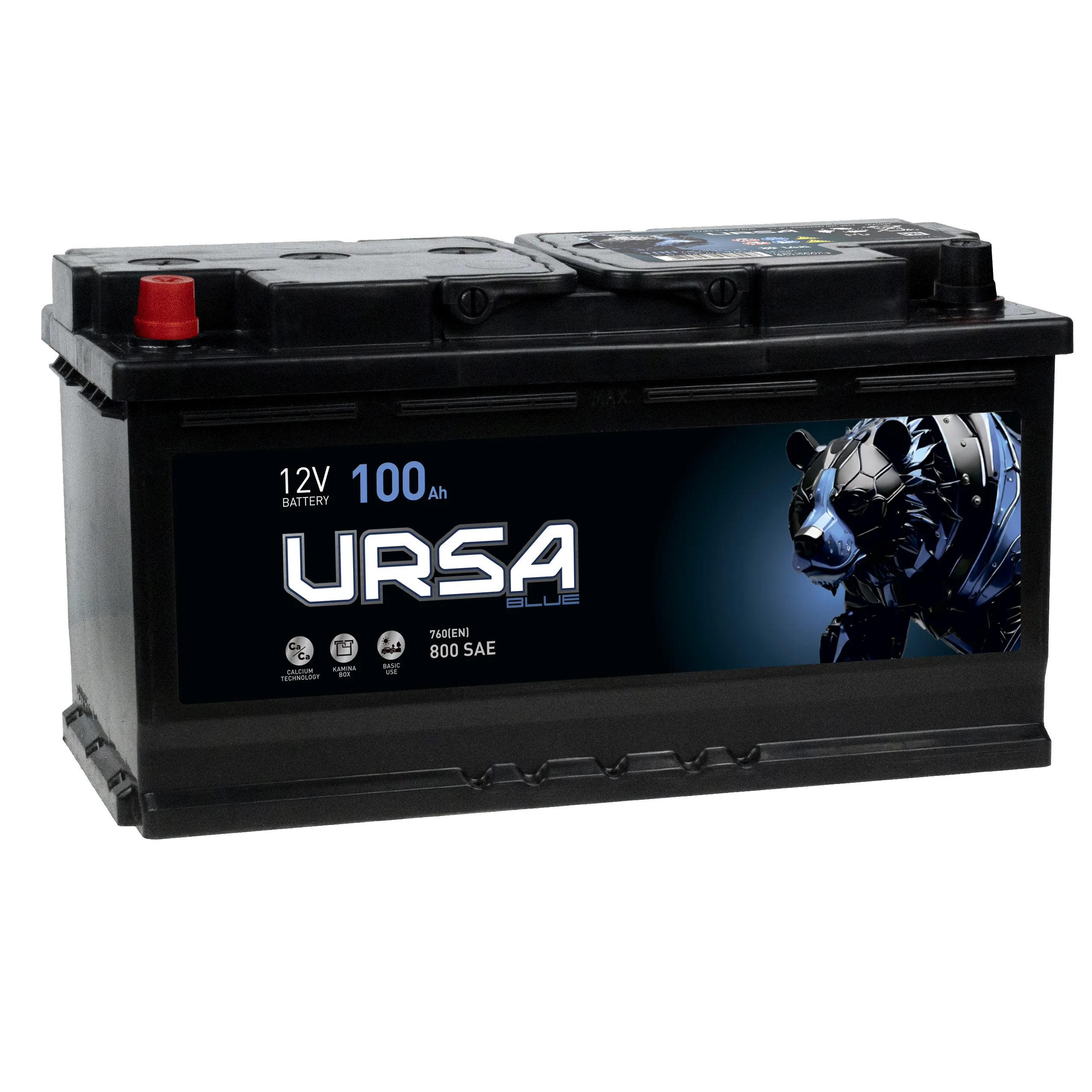 URSA Blue 100Ач 800А, ПП, стандартные клеммы