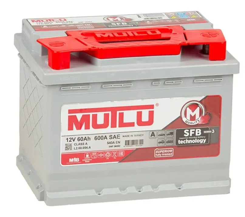 Mutlu SFB M3 6СТ-60.0 60Ач 540А, ОП, стандартные клеммы