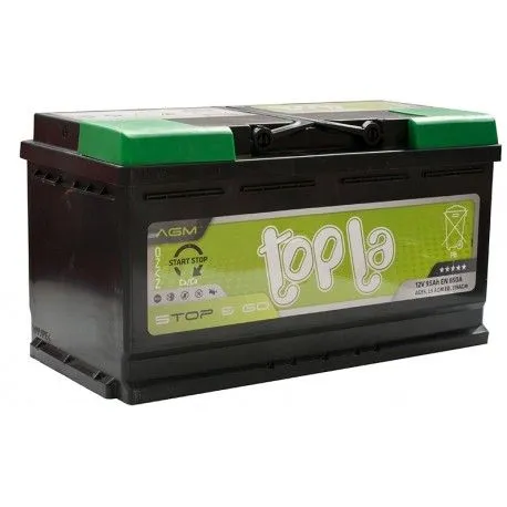 Topla AGM Stop&Go (114090) 95Ач 850А, ОП, стандартные клеммы