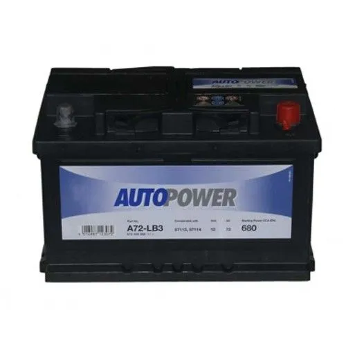 Autopower A72-LB3 72Ач 680А 572 409 068, ОП, стандартные клеммы