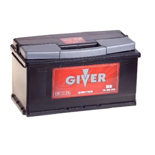 GIVER 6CT-90.0 90Ач 690А, ОП, стандартные клеммы
