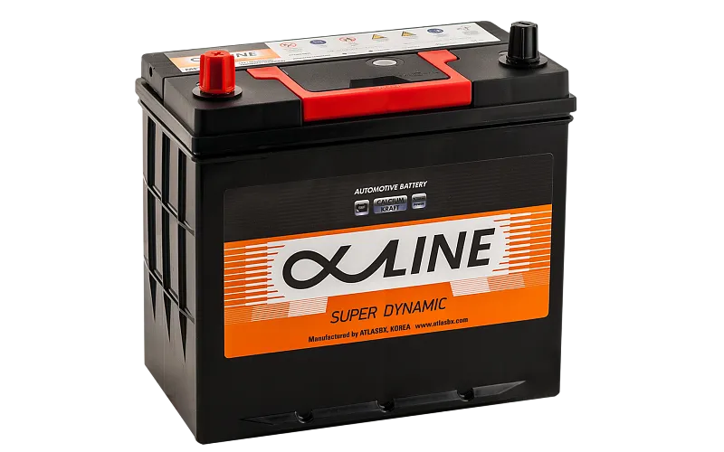 Alphaline Super Dynamic 52 (65B24R) 52Ач 480А, ПП, тонкие клеммы