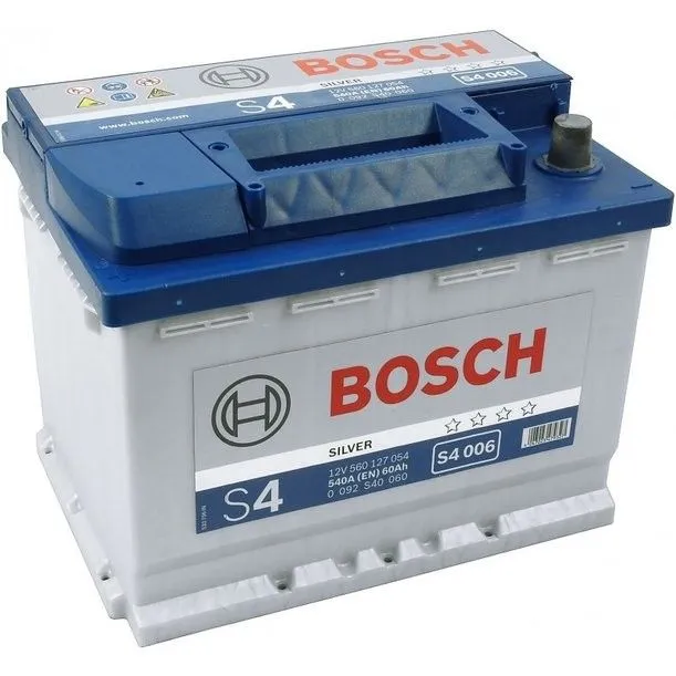 Bosch Silver S4 006 60Ач 540А 0 092 S40 060, ПП, стандартные клеммы