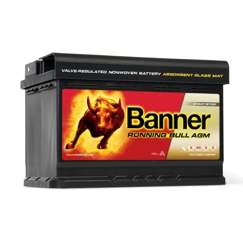 Banner RUNNING BULL AGM 570 01 70Ач 720А, ОП, стандартные клеммы