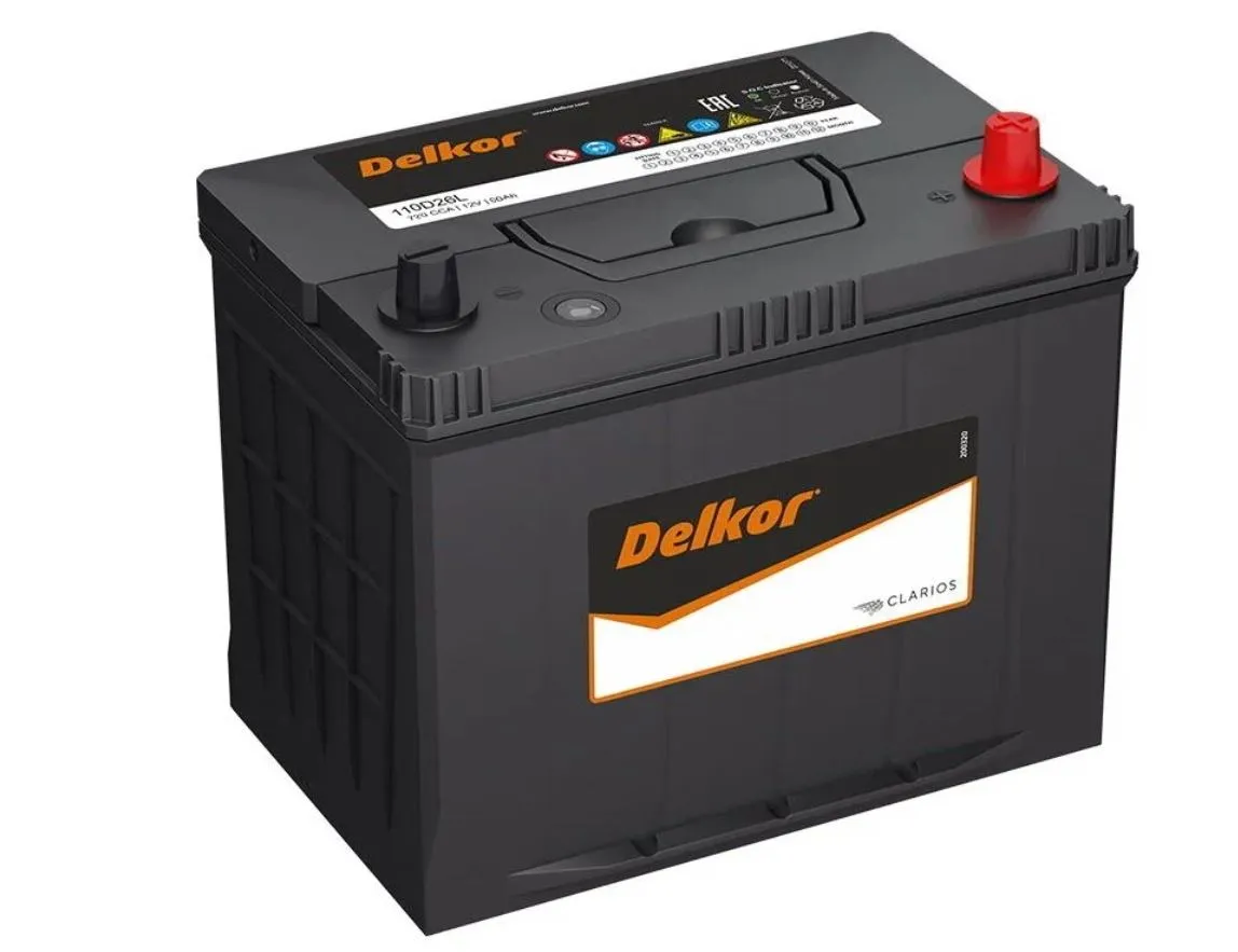 Delkor 110D26L 90Ач 720А, ОП, стандартные клеммы