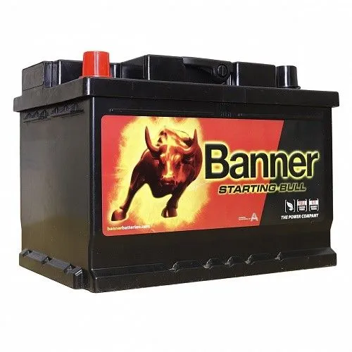 Banner Starting Bull 560 08 60Ач 480А, ПП, стандартные клеммы