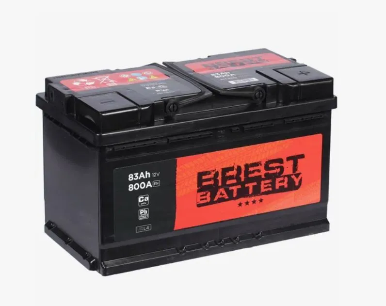 Brest Battery 83Ач 800А, ОП, стандартные клеммы