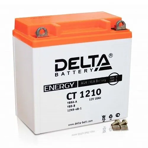 Delta CT 1210 YB9A-A, YB9-B, 12N9-4B-1 10Ач 100А, ПП, клеммы под болт