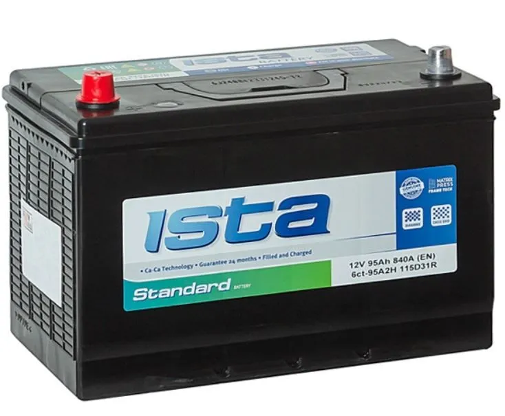ISTA Asia 95Ач 840А, ПП, стандартные клеммы