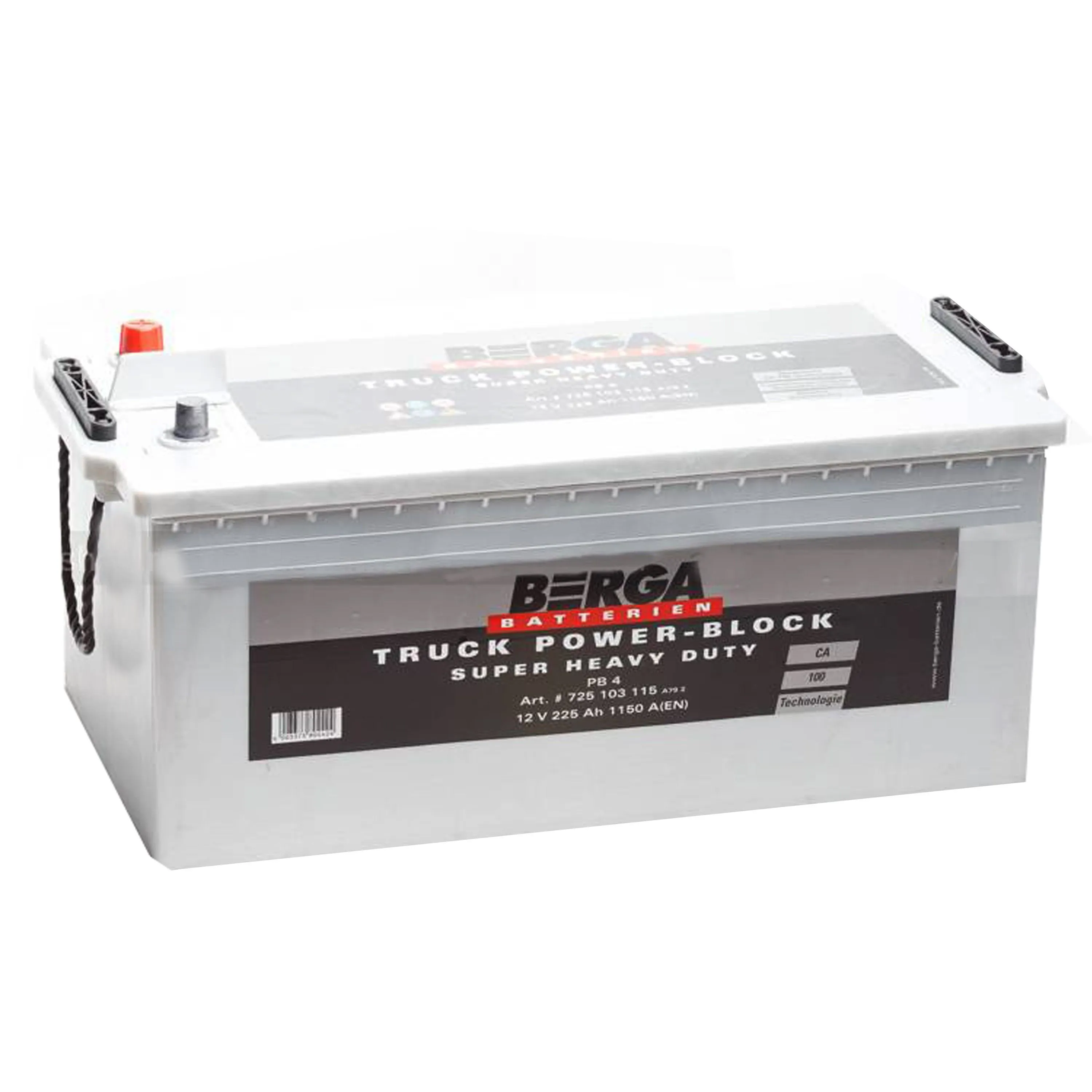 Berga PB4 SHD Truck Power Block 225Ач 1150А 725 103 115, ОП, стандартные клеммы