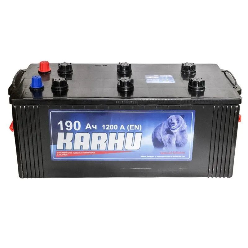 Karhu 190Ач 1200А, ОП, стандартные клеммы