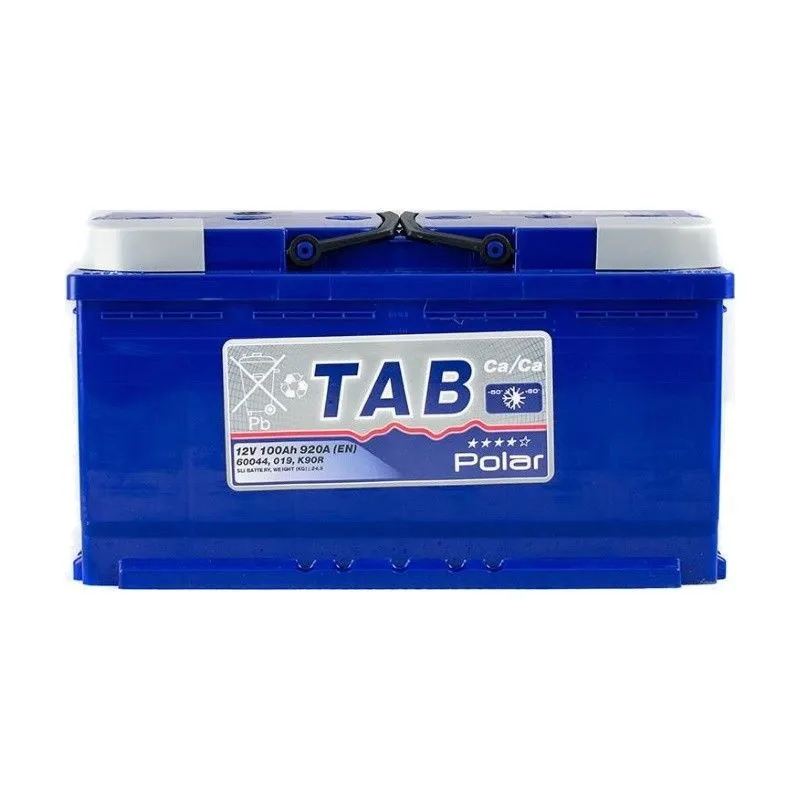 Tab Polar Blue 100Ач 900А 121100 60044 B, ОП, стандартные клеммы