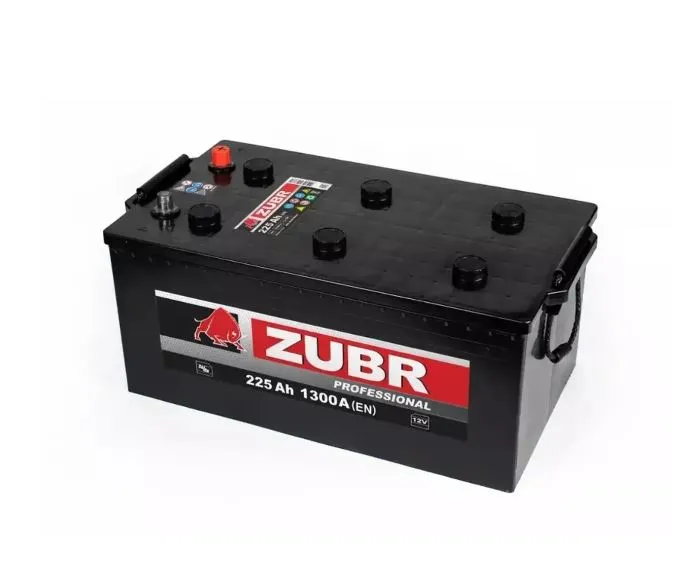 Zubr 225Ач 1500А, ОП, стандартные клеммы
