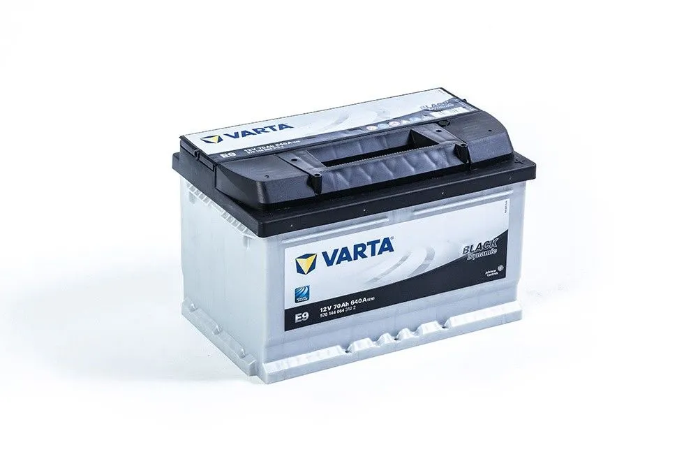 Varta Black Dynamic E9 70Ач 640А 570 144 064, ОП, стандартные клеммы
