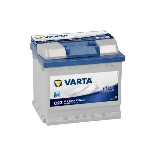 Varta Blue Dynamic C22 52Ач 470А 552 400 047, ОП, стандартные клеммы