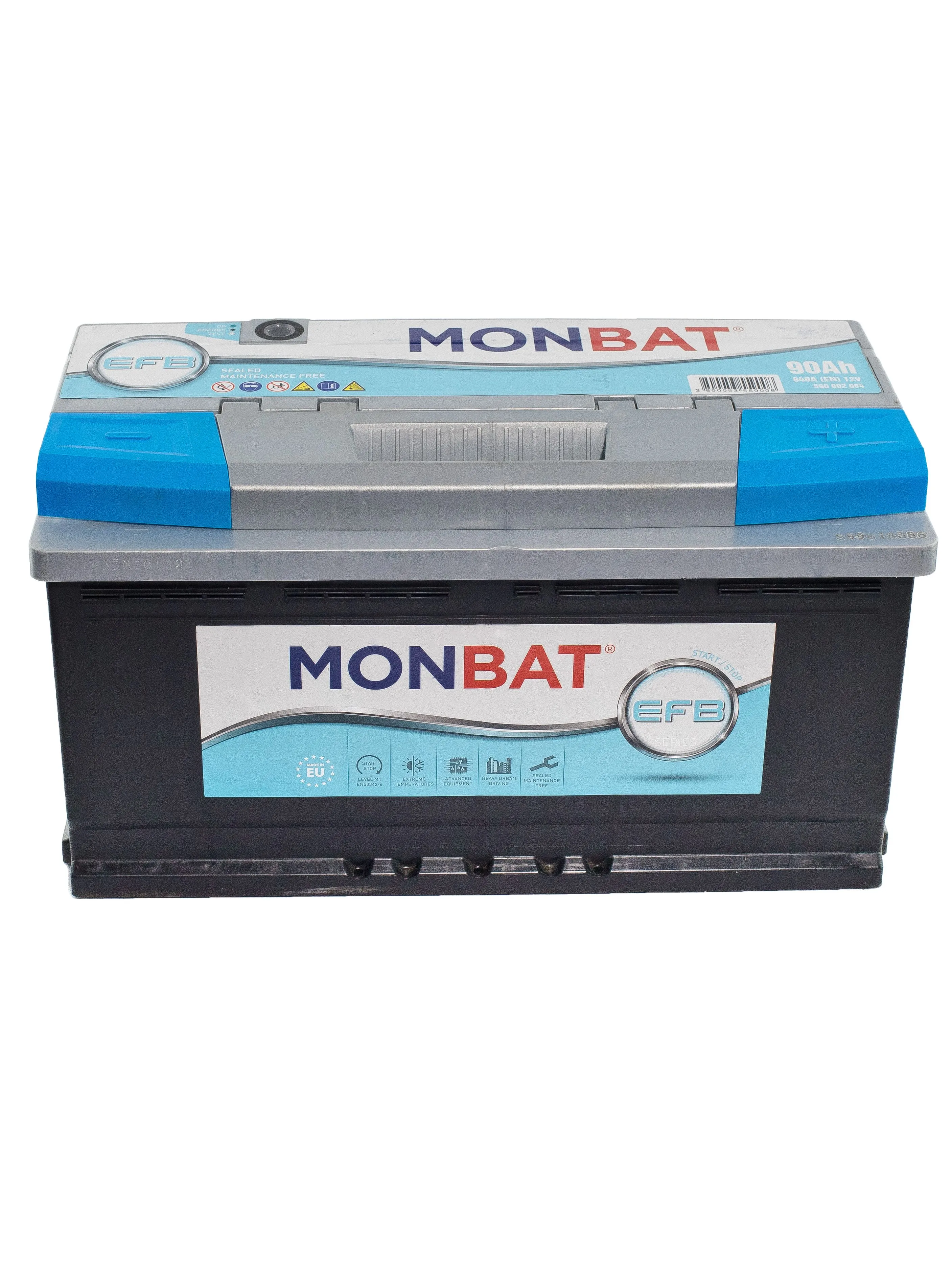 MONBAT EFB (Start-Stop) 90Ач 840А, ОП, стандартные клеммы