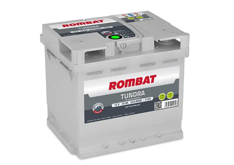 Rombat Tundra E155 55Ач 540А, ОП, стандартные клеммы