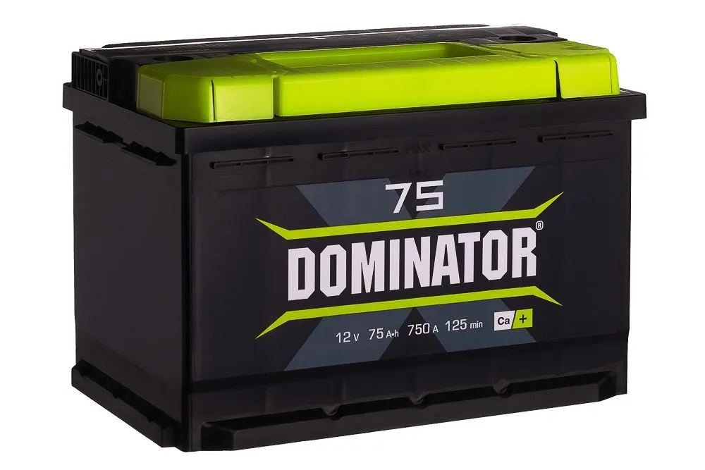 Dominator 75Ач 750А, ОП, стандартные клеммы