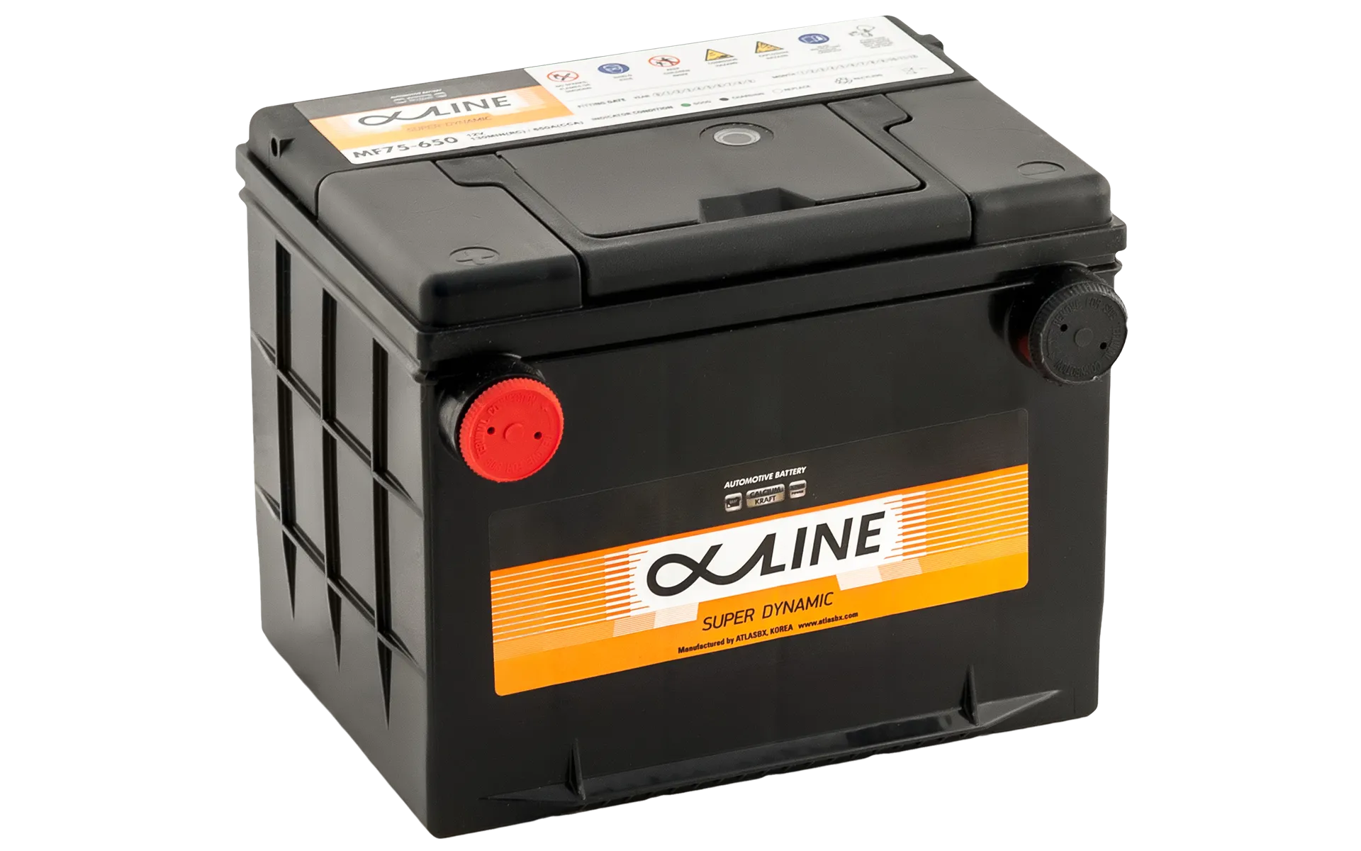 Alphaline Super Dynamic 75-650 80Ач 650А, ПП, боковые клеммы