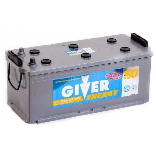 GIVER ENERGY 6СТ-190 190Ач 1300А, ПП, стандартные клеммы