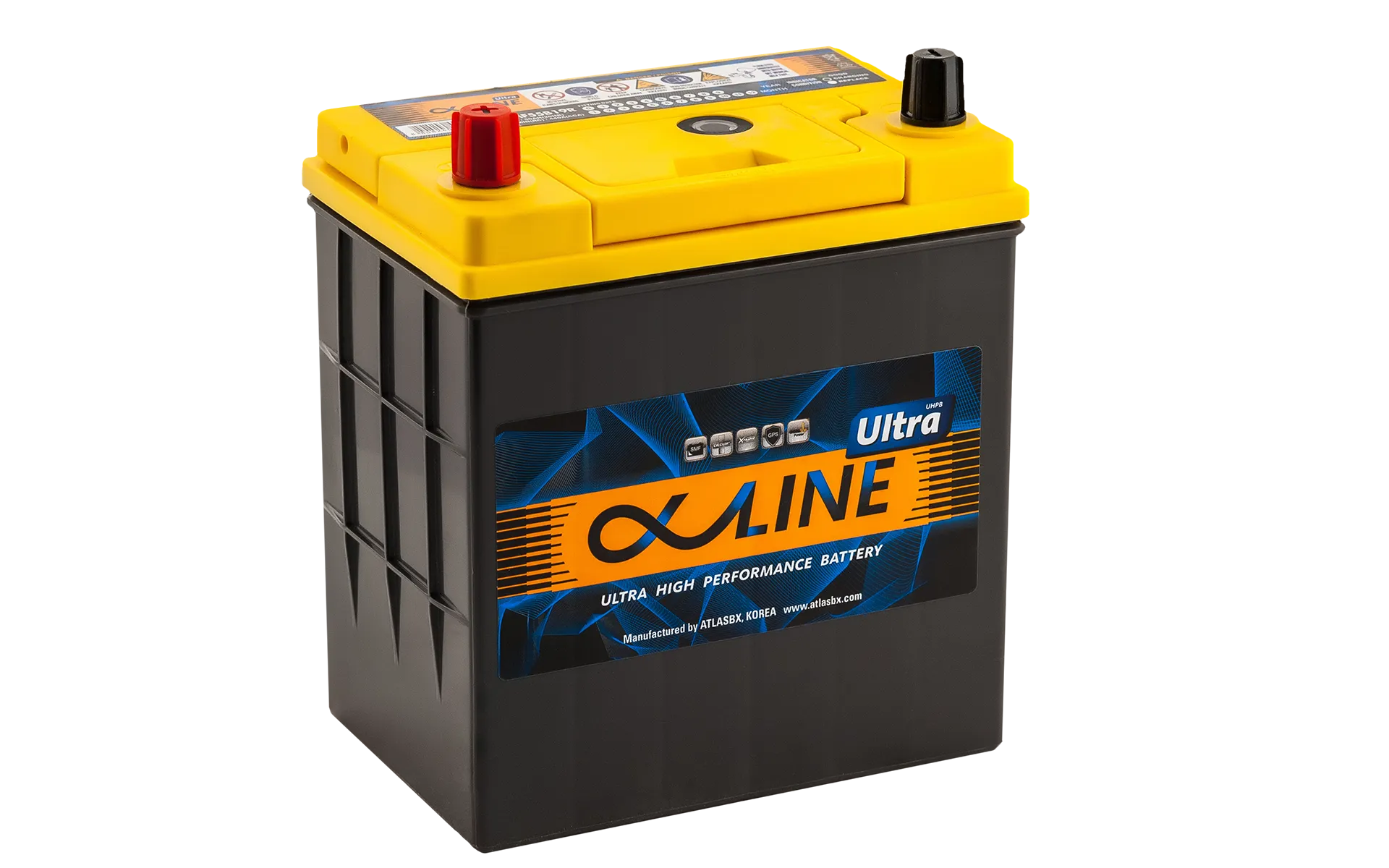 Alphaline Ultra 50 (55B19R) 50Ач 440А, ПП, тонкие клеммы