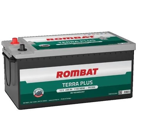 Rombat Terra Plus TP235G 235Ач 1150А, ОП, стандартные клеммы