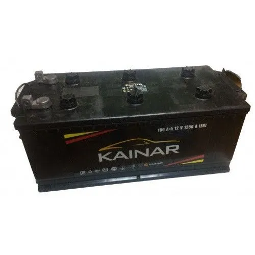 Kainar 190Ач 1250А болт, ПП, клеммы под болт