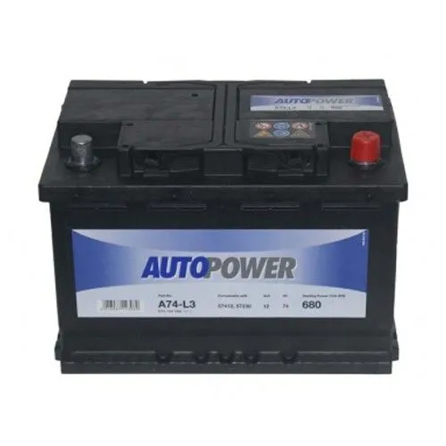 Autopower A74-L3 74Ач 680А 574 104 068, ОП, стандартные клеммы