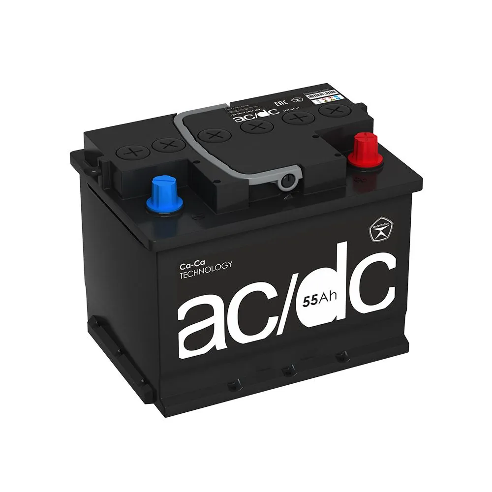 AC/DC 6ст-55 55Ач 450А, ОП, стандартные клеммы