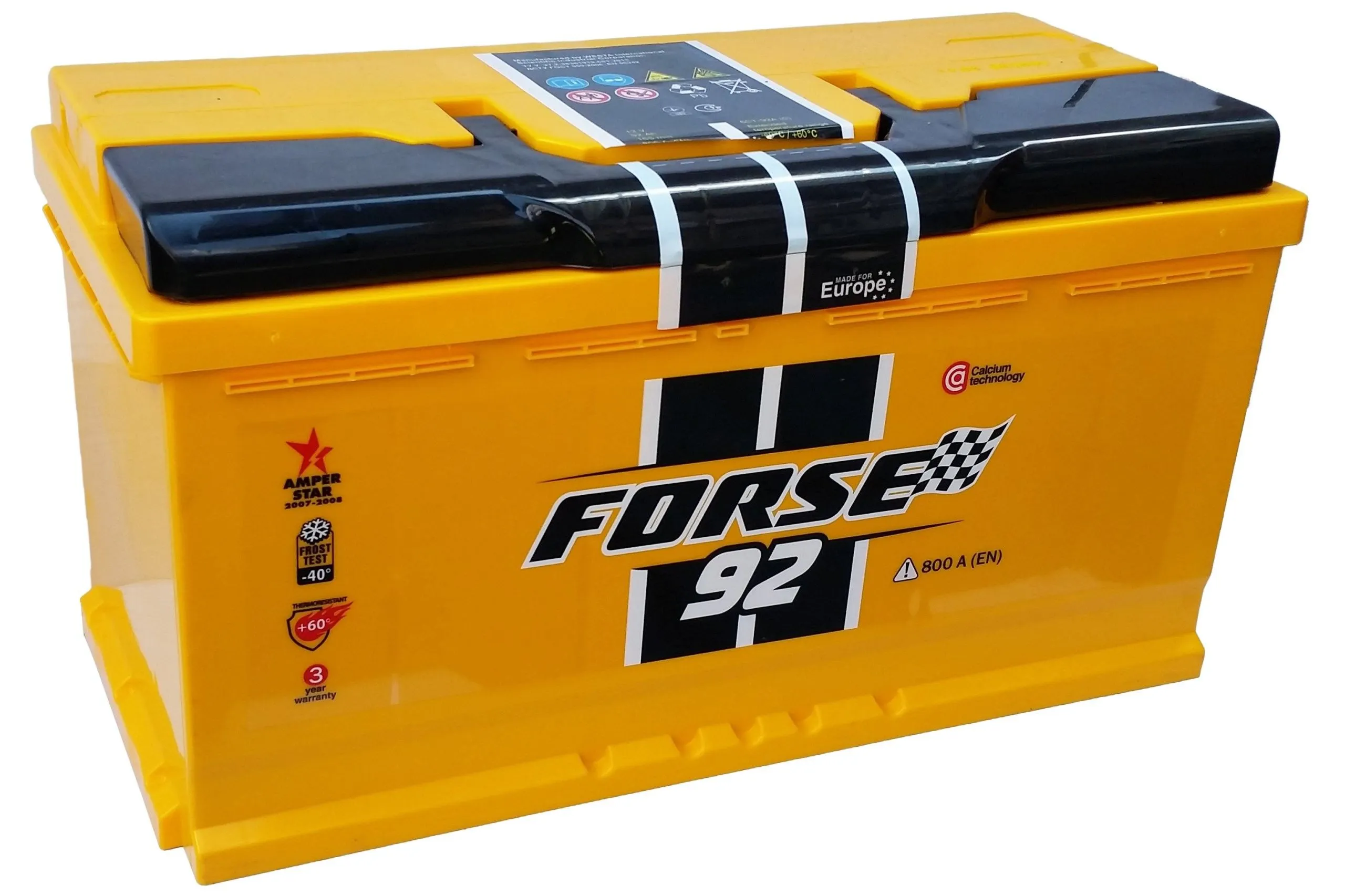Forse 6СТ-92 R+ 92Ач 800А, ОП, стандартные клеммы