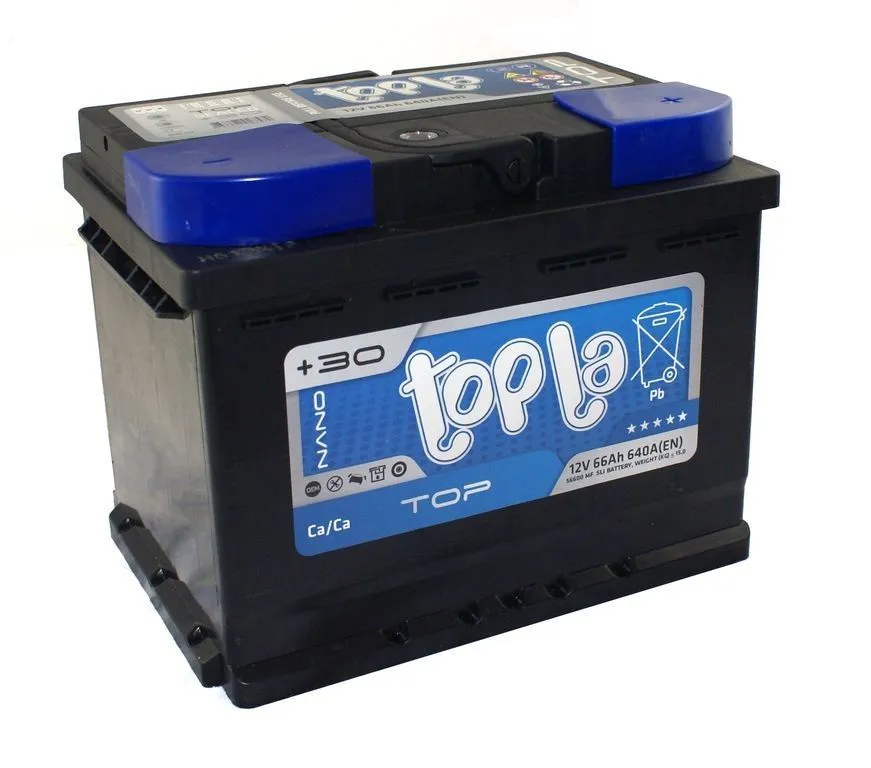 Topla Top Sealed (118666) 66Ач 640А, ОП, стандартные клеммы