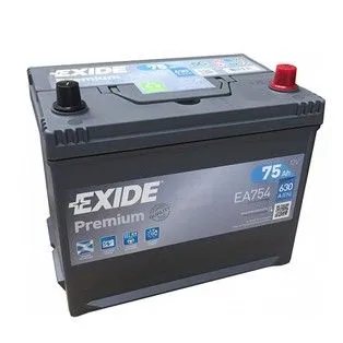 Exide EA754 75Ач 630А, ОП, стандартные клеммы