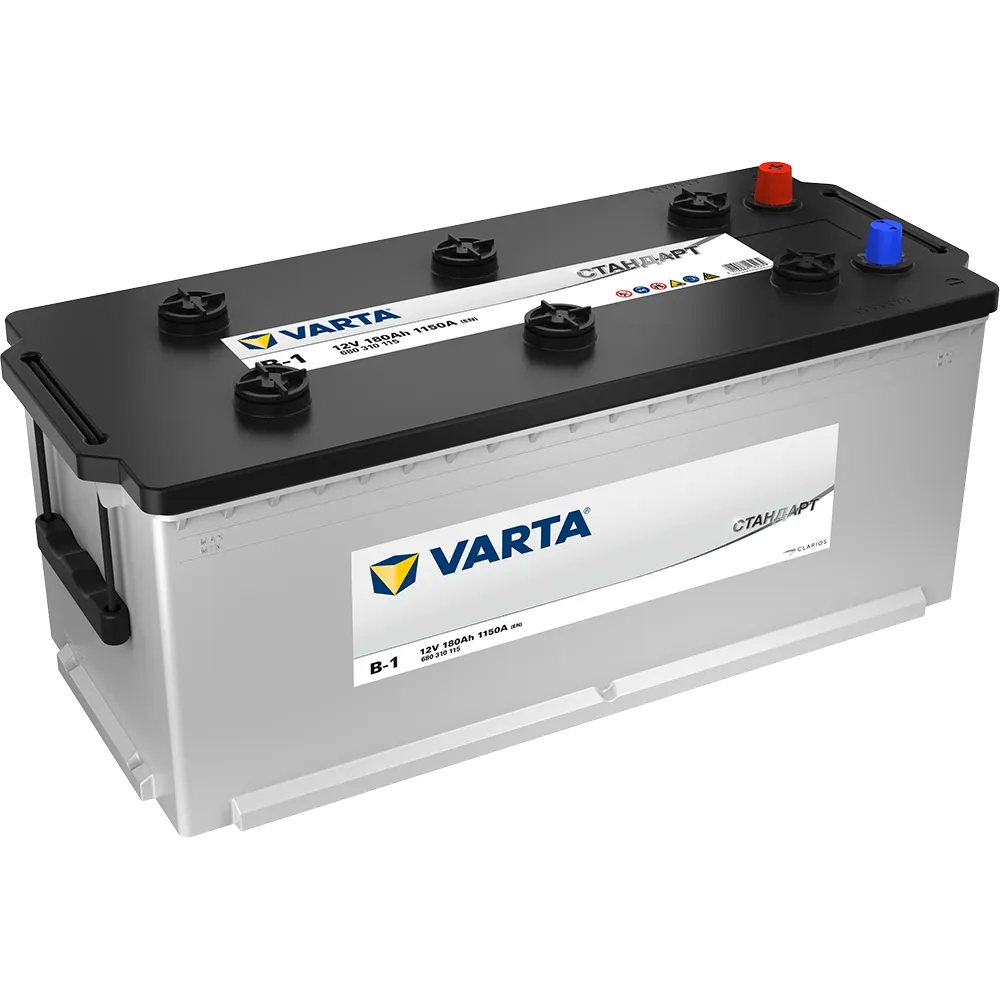 Varta Стандарт B-1 180Ач 1150 A B-1 680310115, ПП, стандартные клеммы