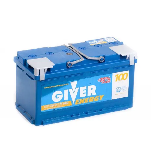 GIVER ENERGY 6СТ-100.1 100Ач 900А, ПП, стандартные клеммы