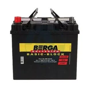 Berga BB-D23R 60Ач 510А 560 413 051, ПП, стандартные клеммы