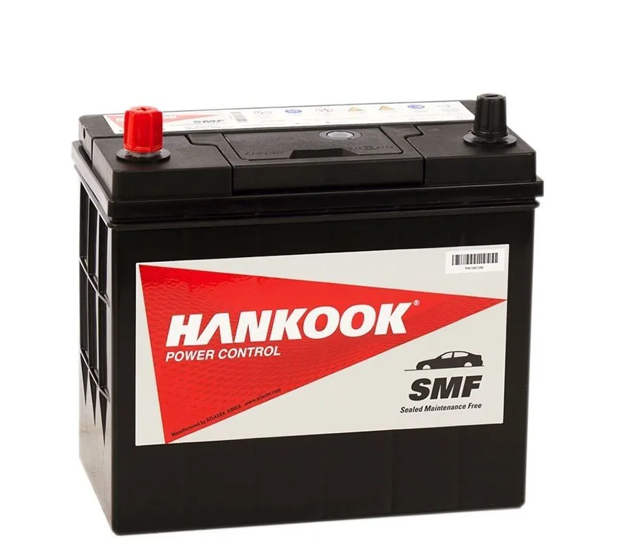 HANKOOK 6СТ-45.1 (55B24R) 45Ач 430А, ПП, тонкие клеммы