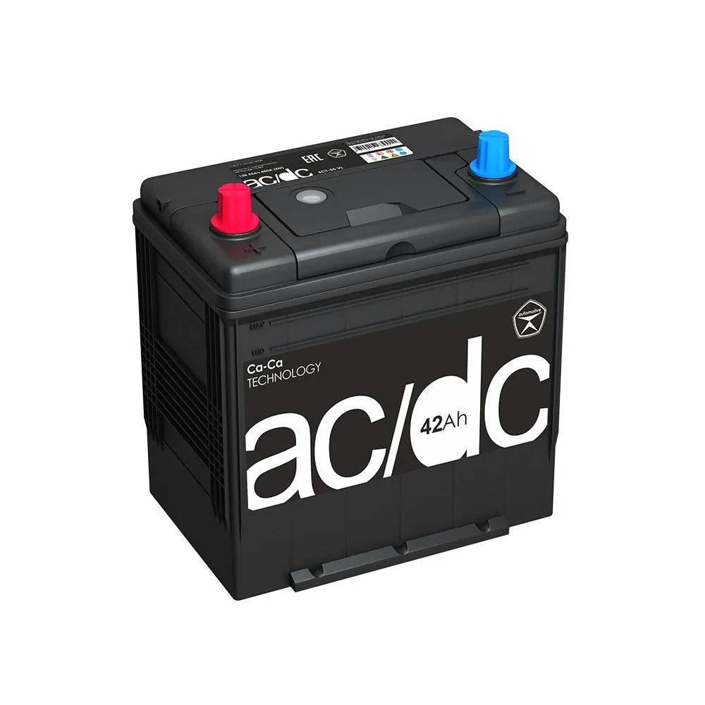 AC/DC 44B19R 42Ач 350А, ПП, тонкие клеммы