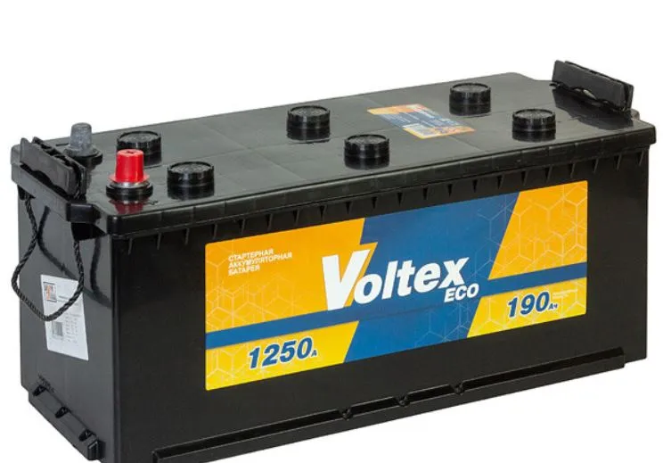 Voltex 190Ач 1250А, ПП, стандартные клеммы