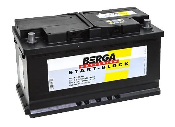 Berga SB-H8 90Ач 720А 590 122 072, ОП, стандартные клеммы