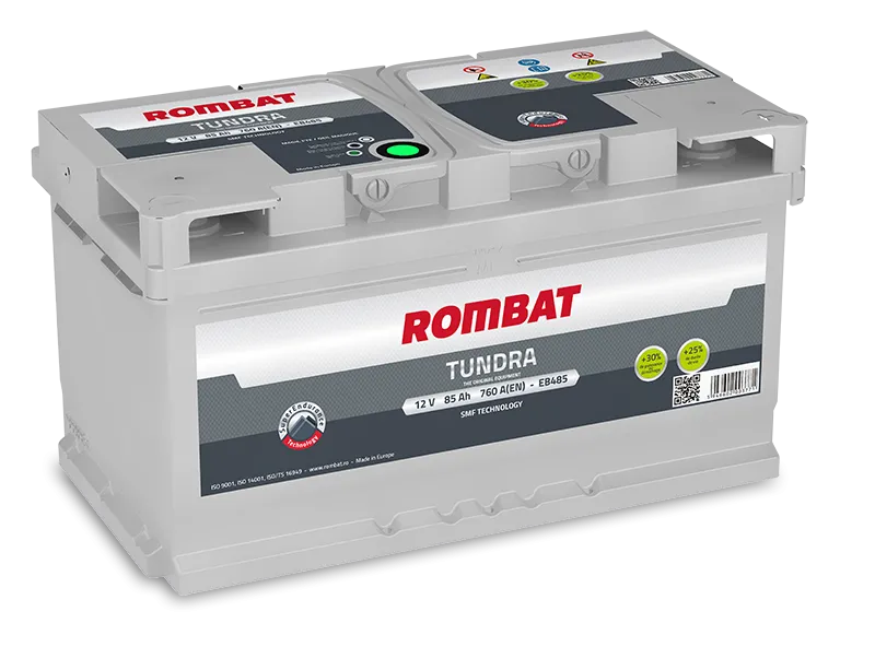 Rombat Tundra EB485 85Ач 760А, ОП, стандартные клеммы